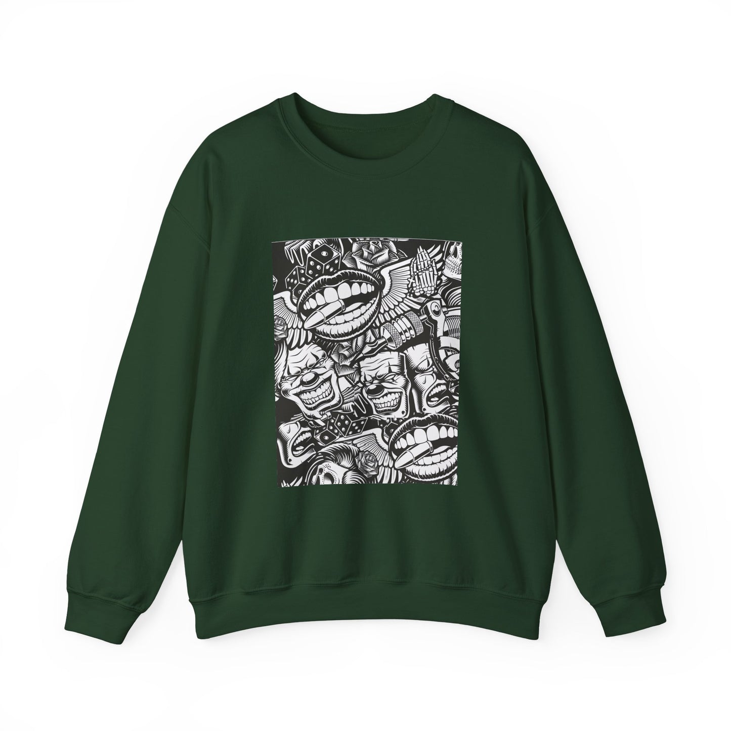 Lips and Clowns Sweater