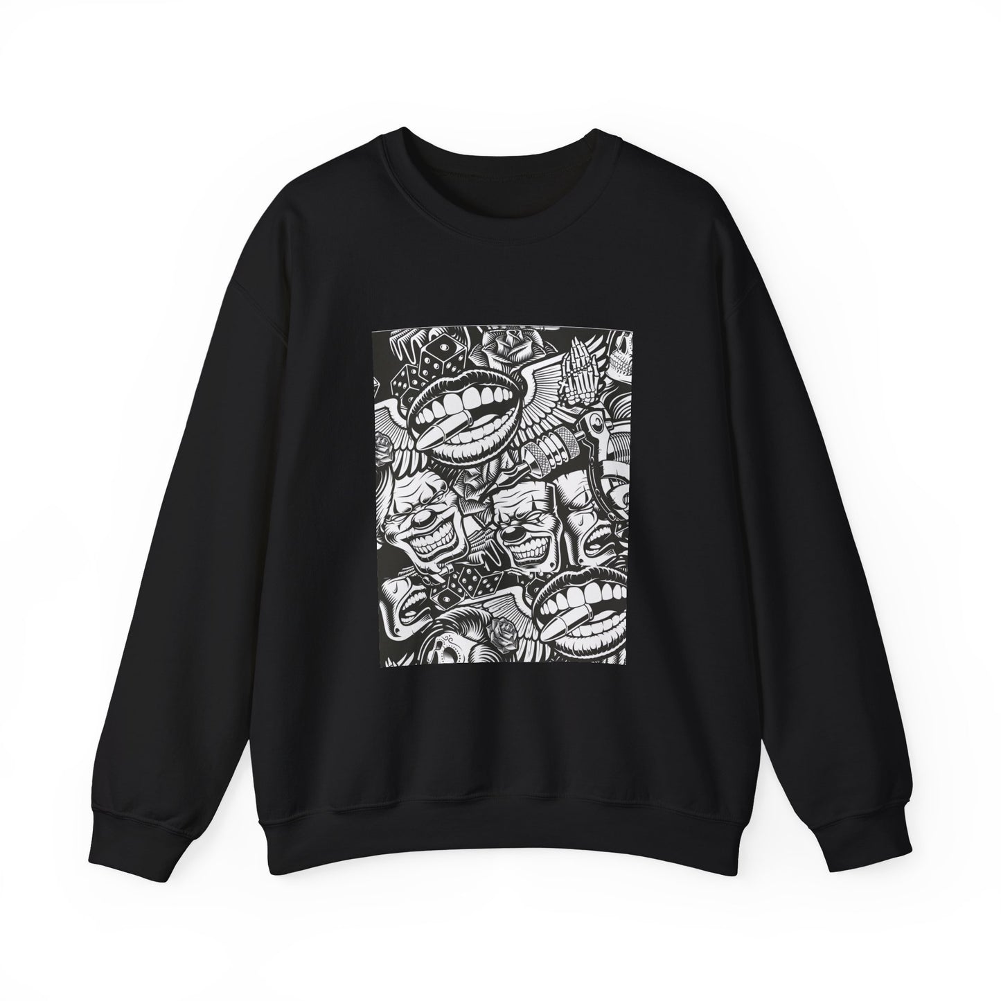 Lips and Clowns Sweater