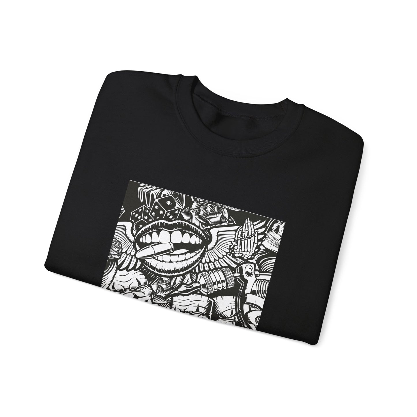 Lips and Clowns Sweater