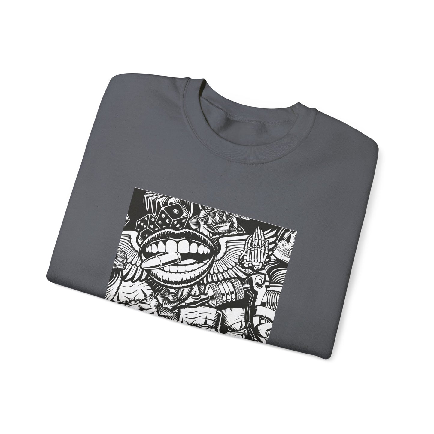 Lips and Clowns Sweater