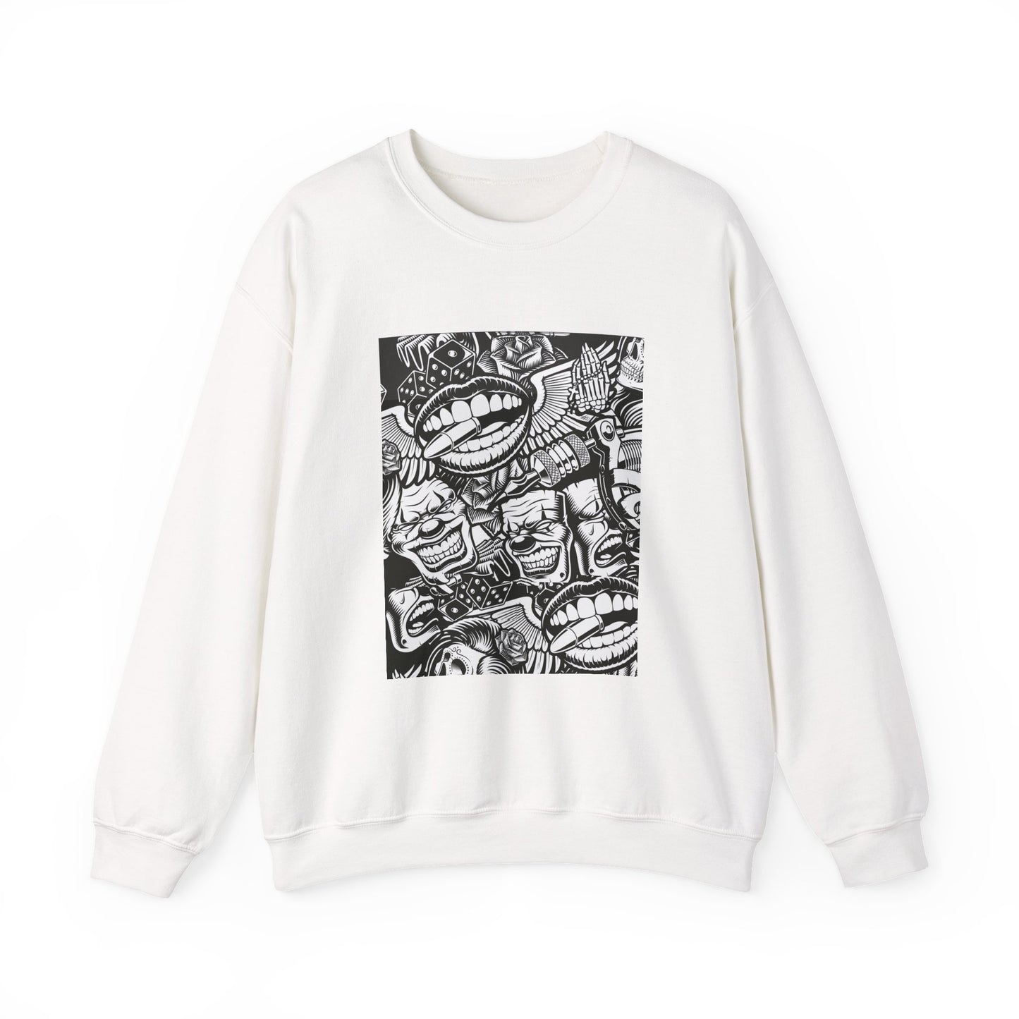 Lips and Clowns Sweater