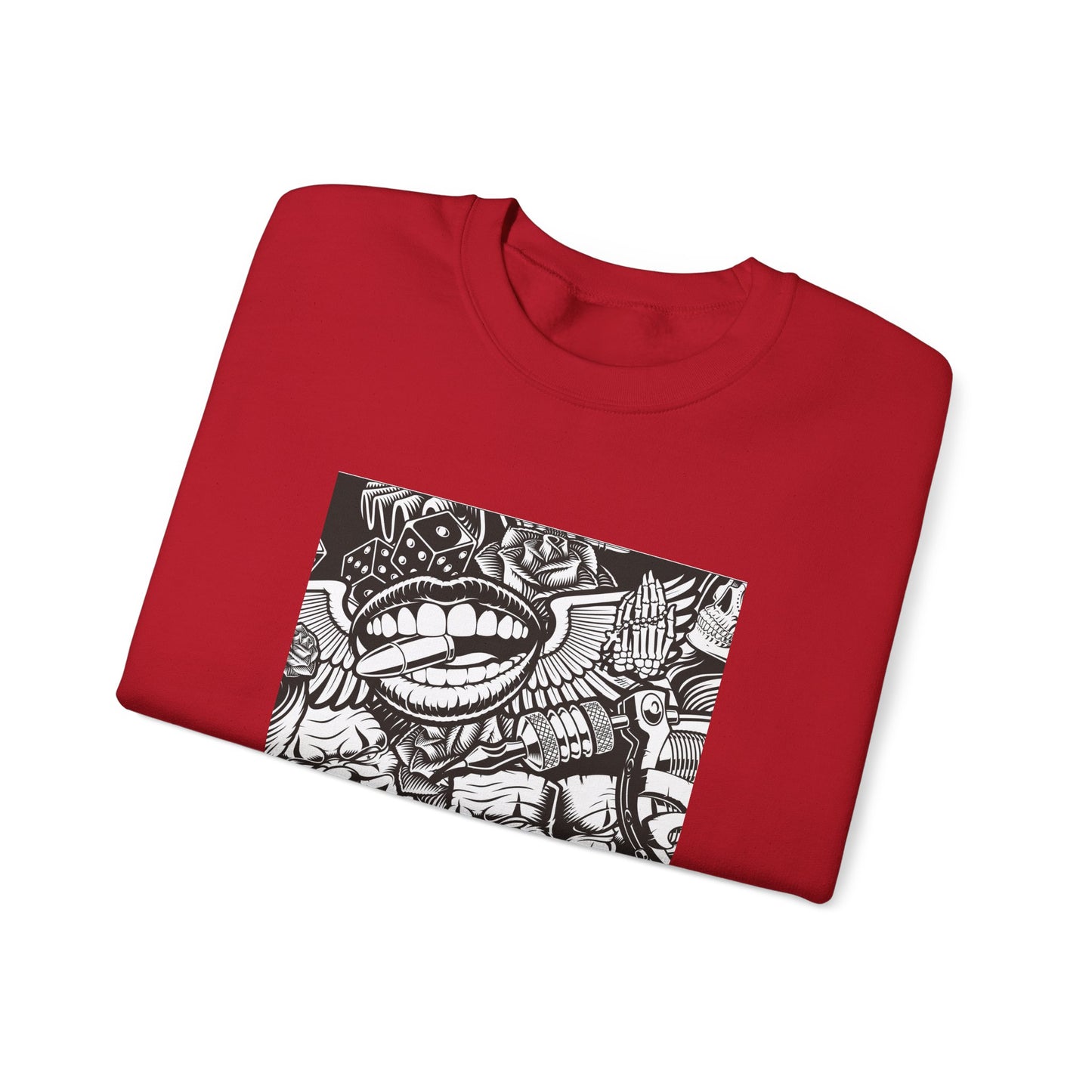 Lips and Clowns Sweater