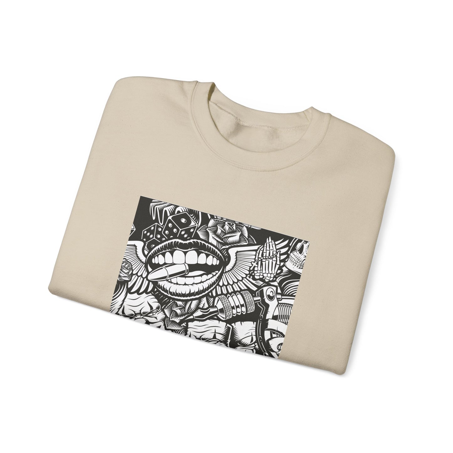 Lips and Clowns Sweater