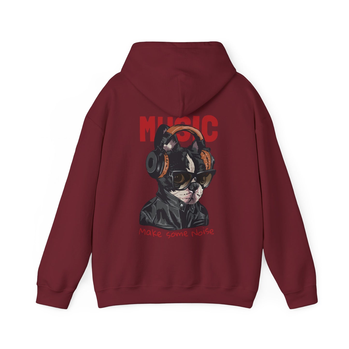Music Pug Hoodie
