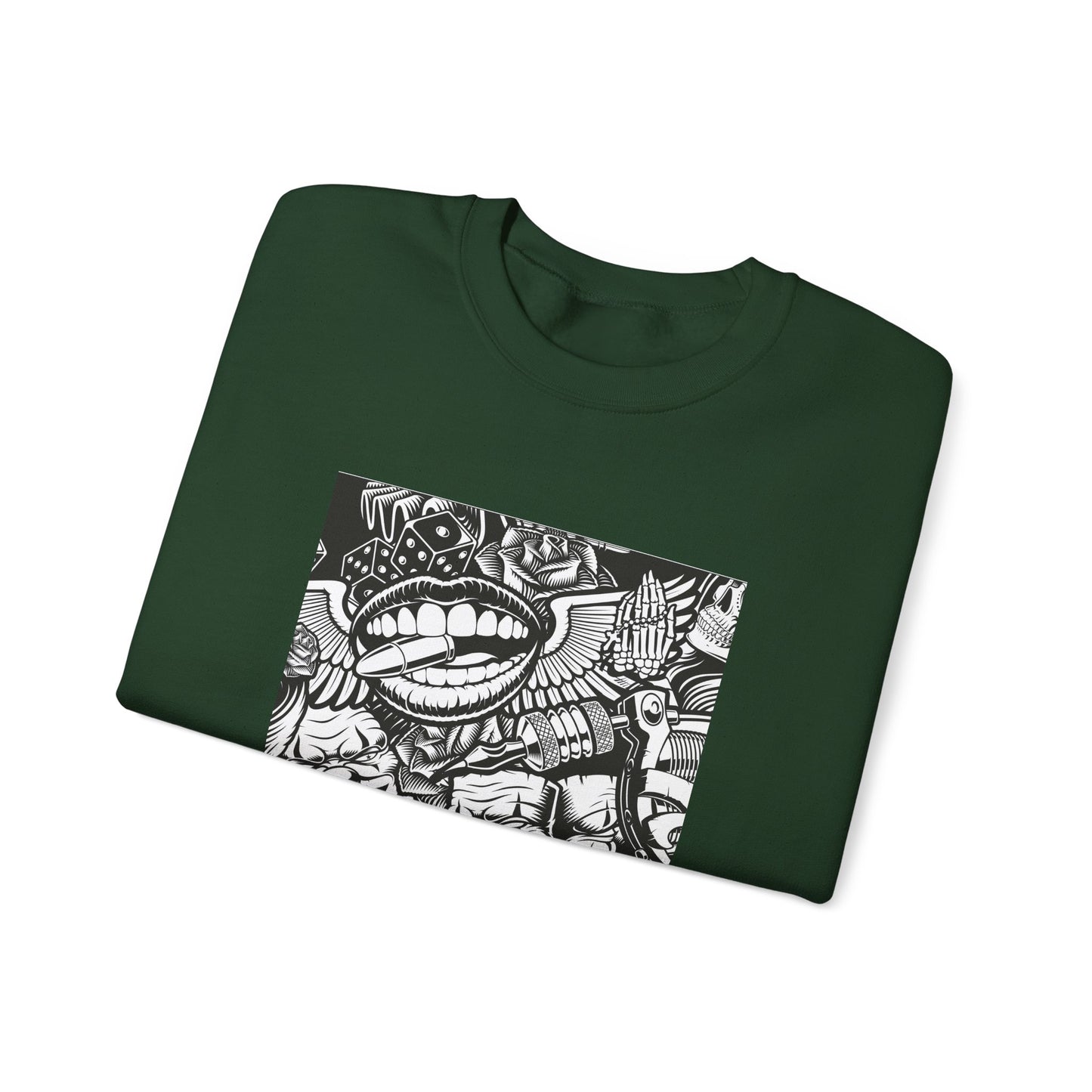 Lips and Clowns Sweater