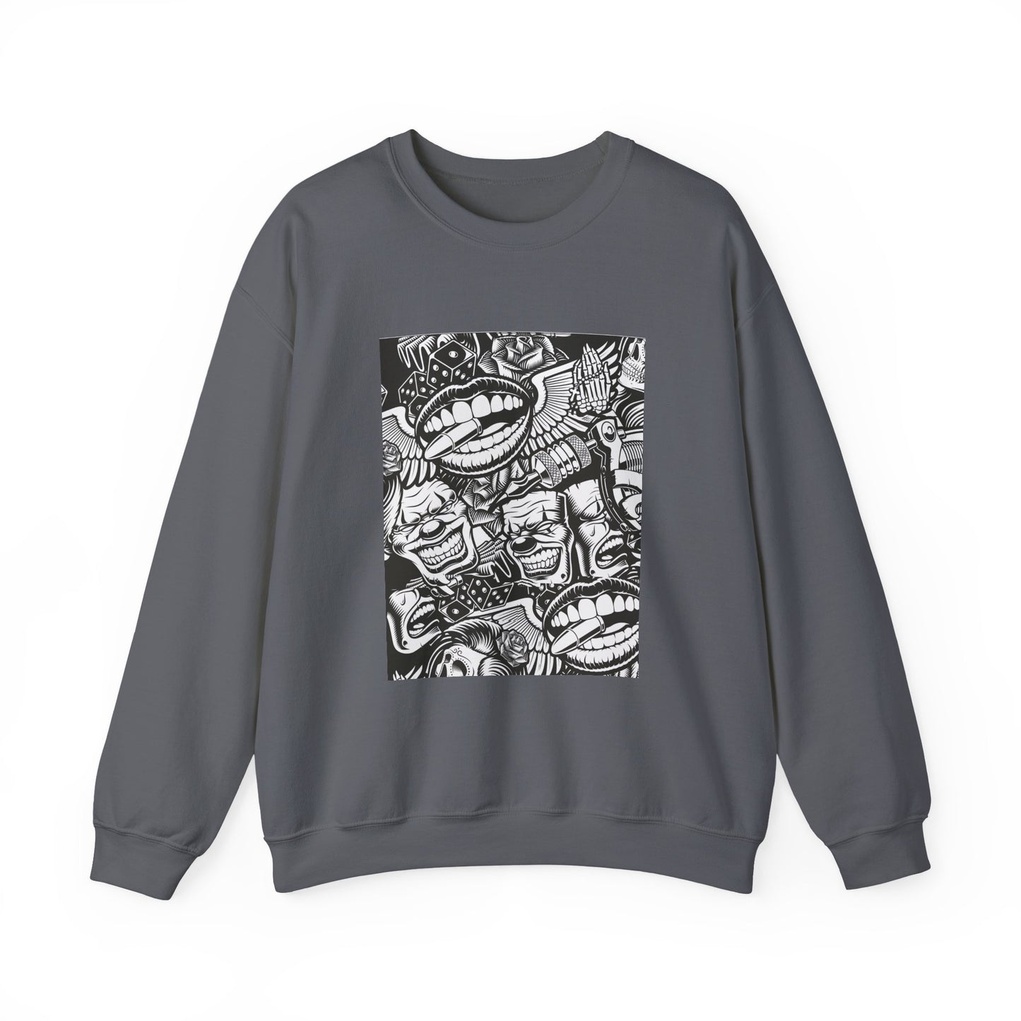 Lips and Clowns Sweater