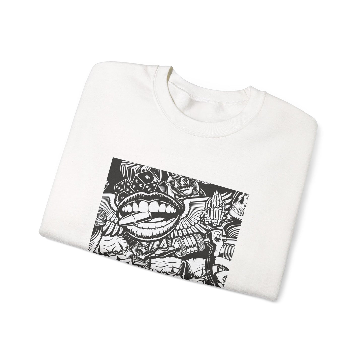 Lips and Clowns Sweater