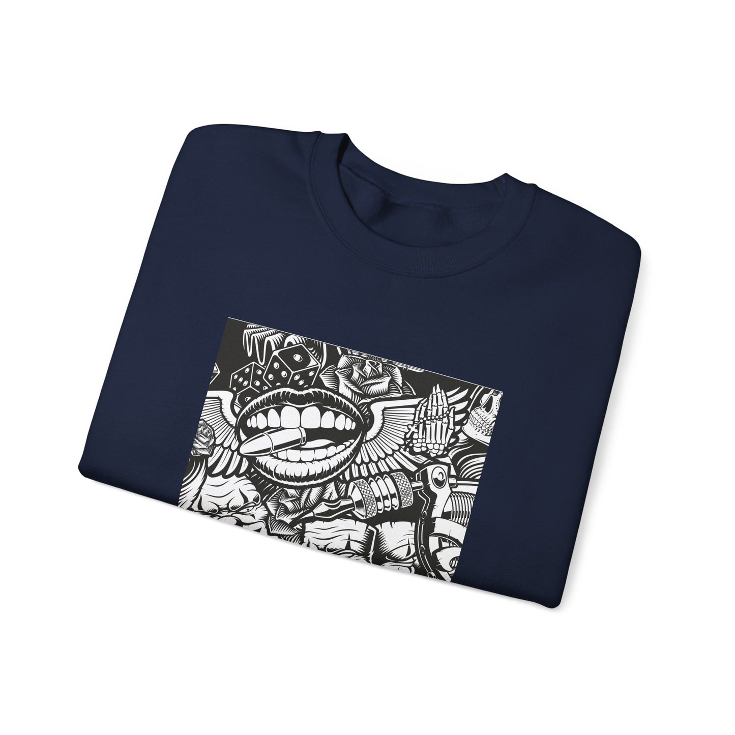 Lips and Clowns Sweater