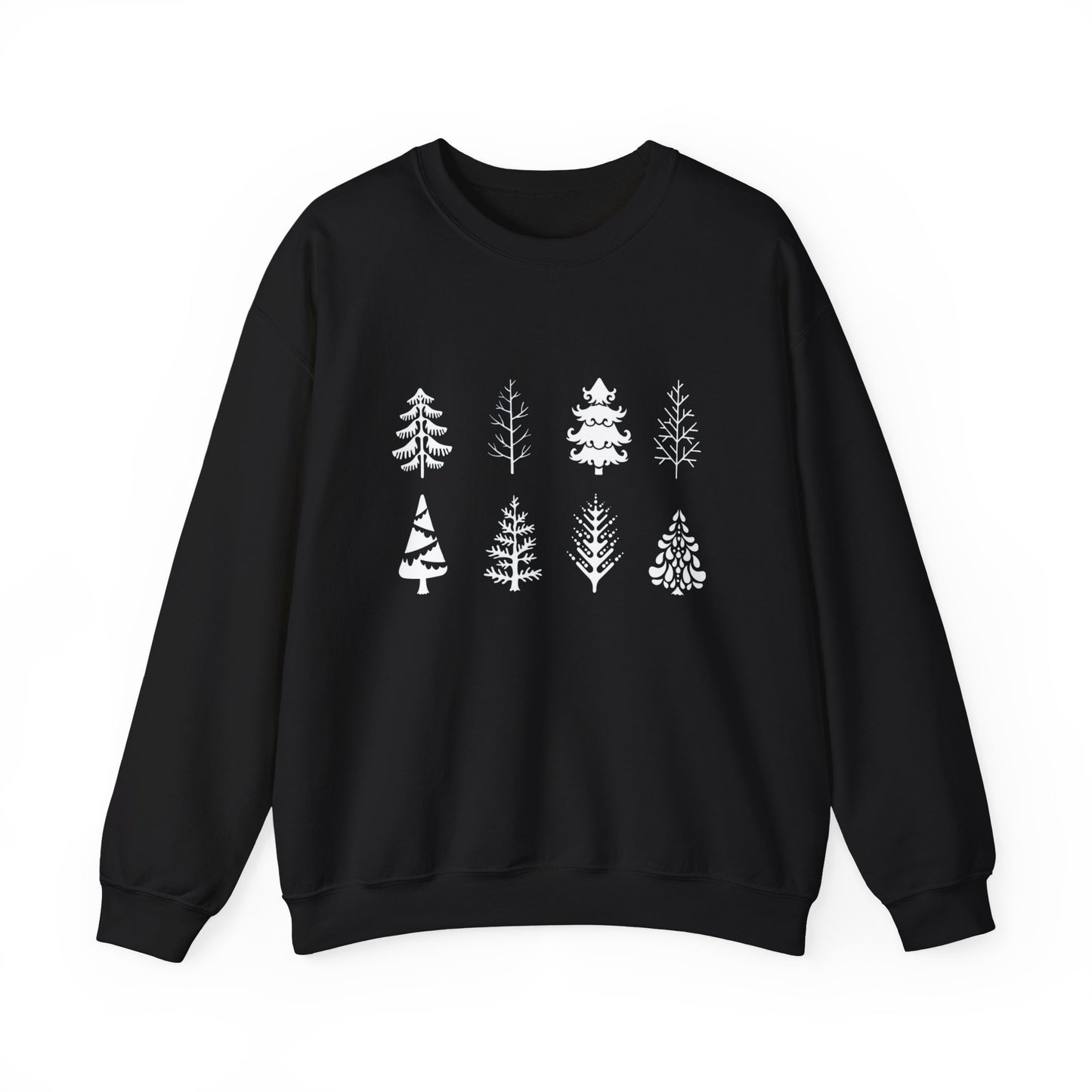 White Christmas Trees Sweater
