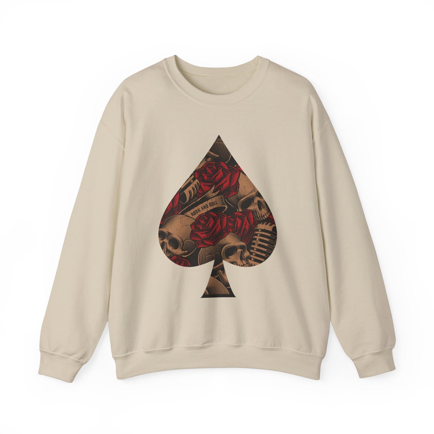Ace Skull & Roses Sweater