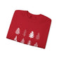 White Christmas Trees Sweater