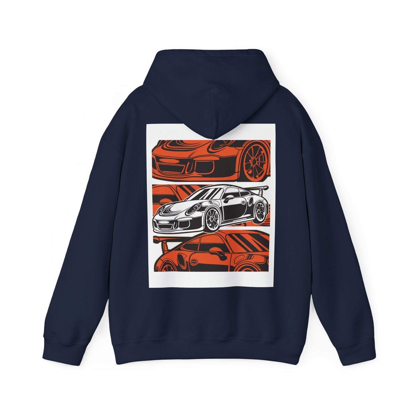 Orange Cars Hoodie