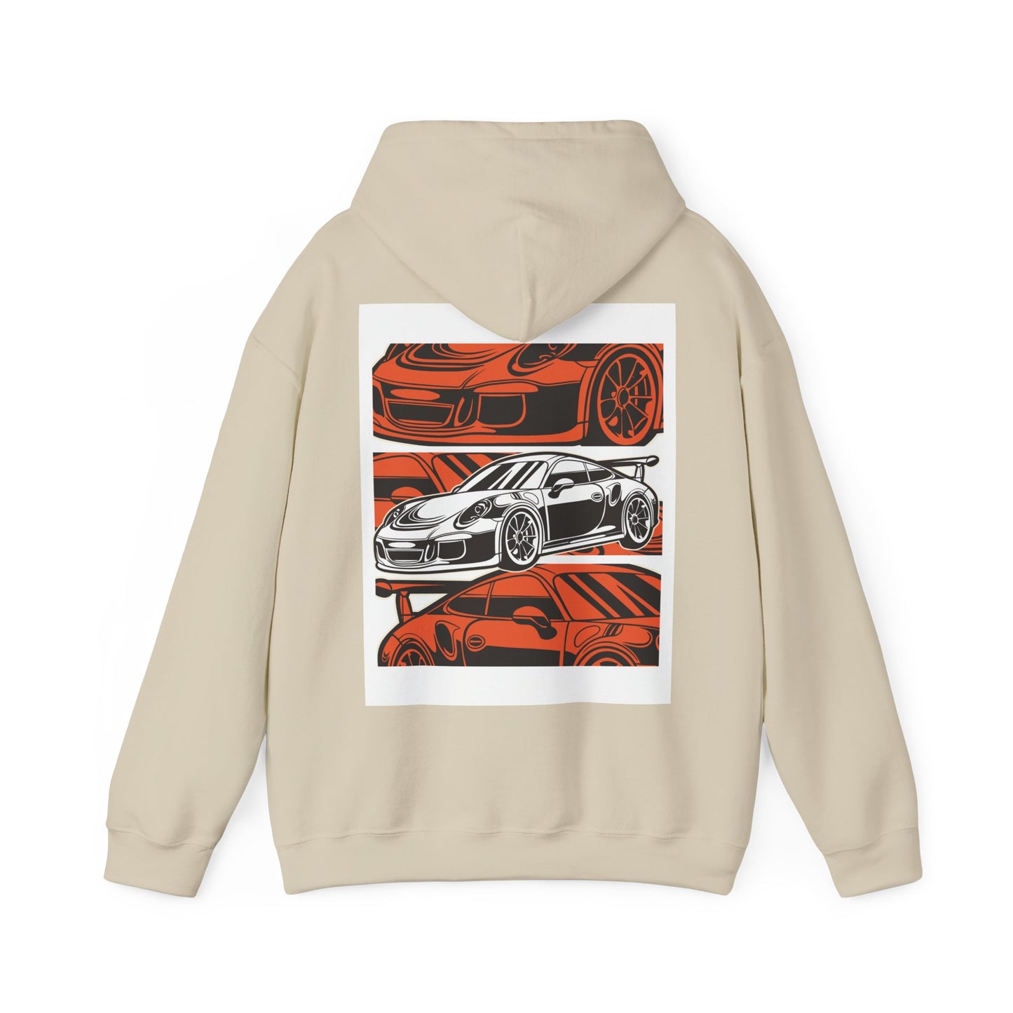 Orange Cars Hoodie