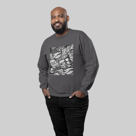 Lips and Clowns Sweater