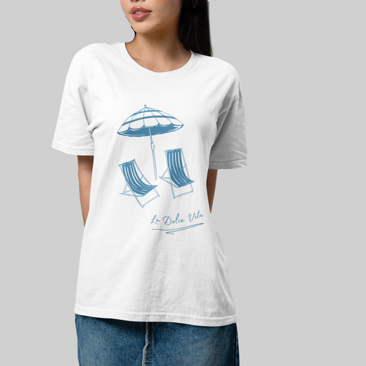 La Dolce Vita Blue T-shirt