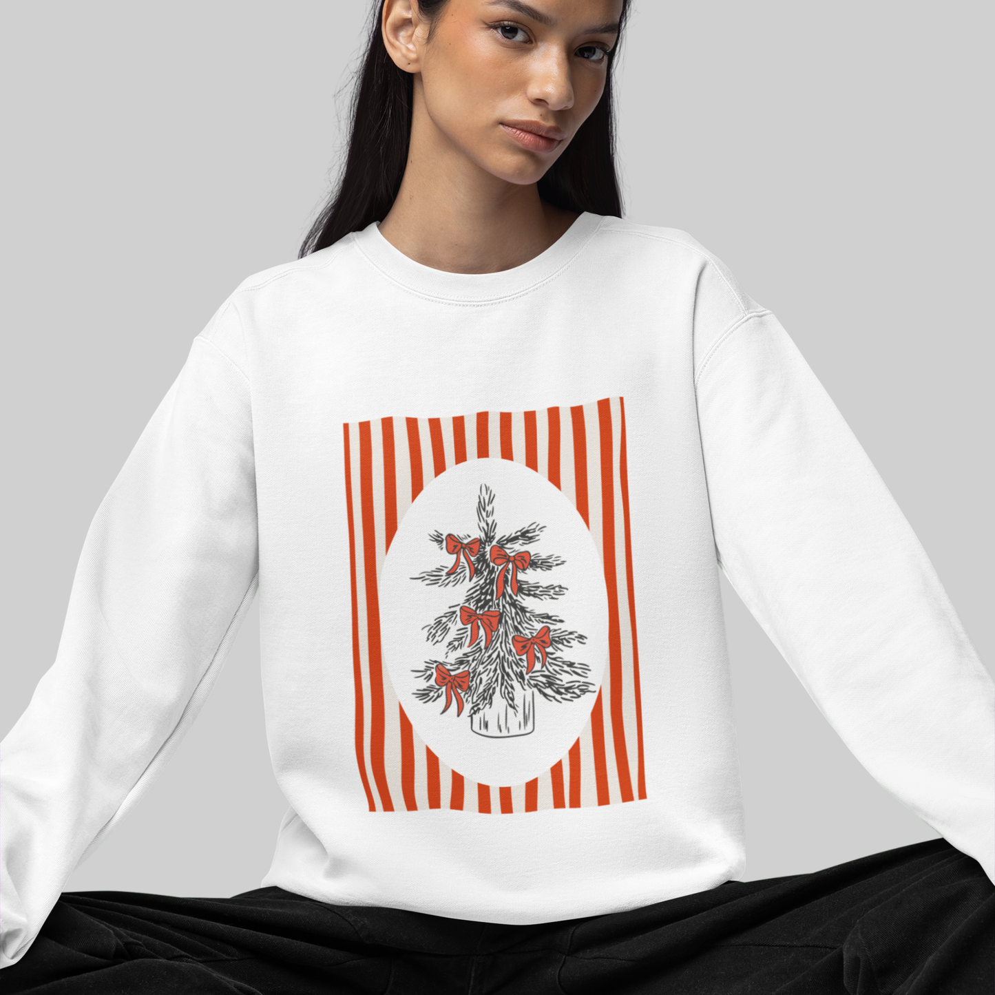 Red Christmas Tree Sweater