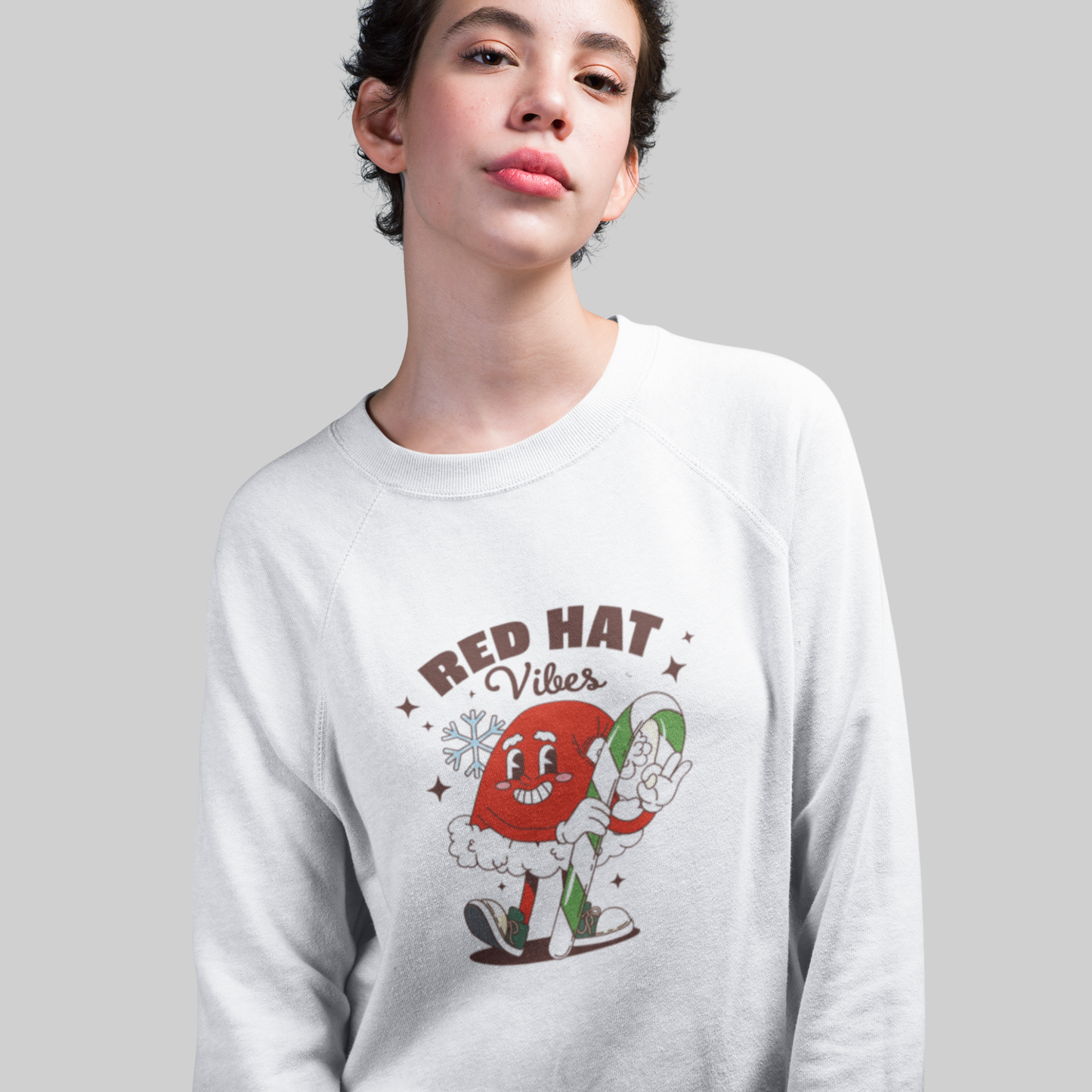 Red Hat Vibes Sweater
