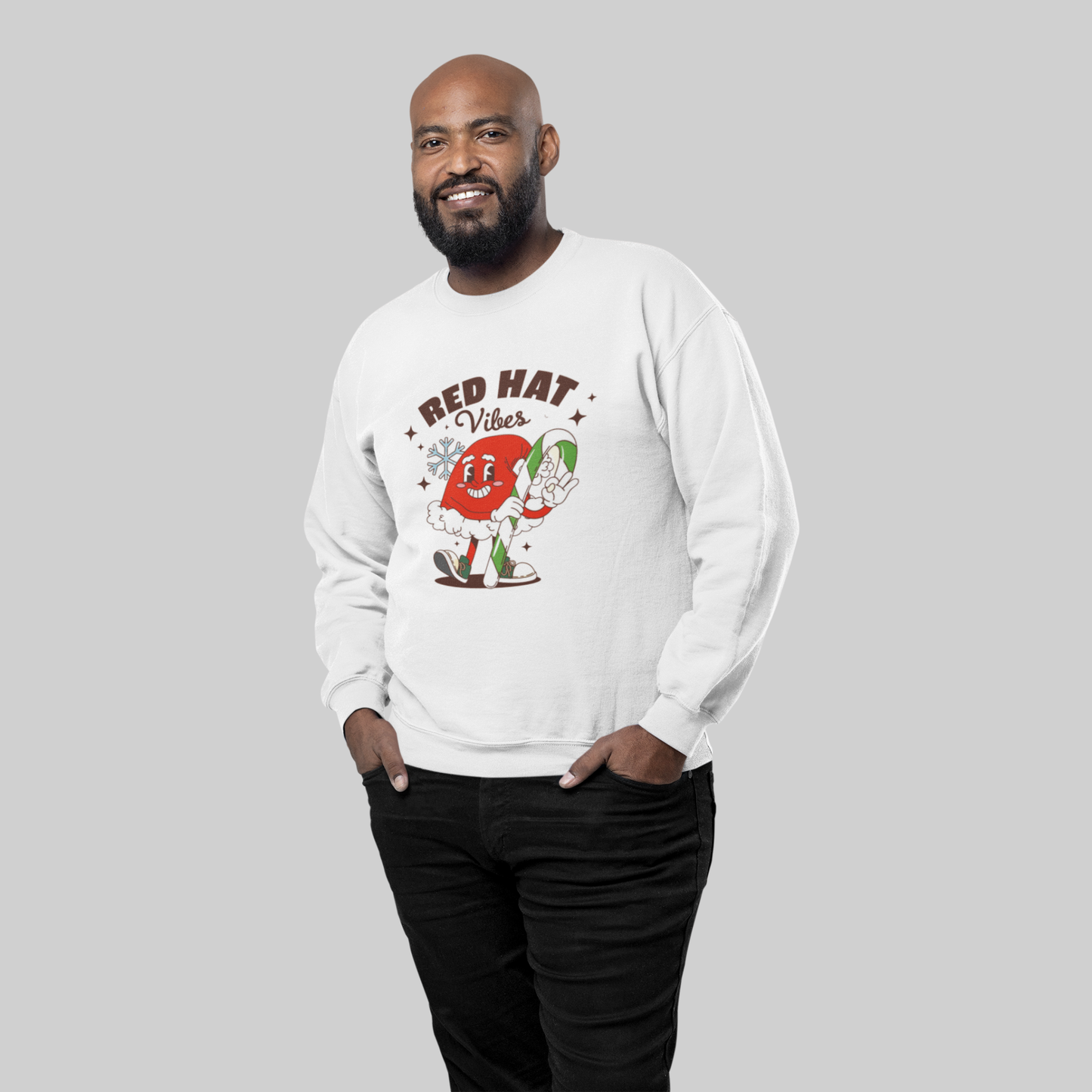 Red Hat Vibes Sweater