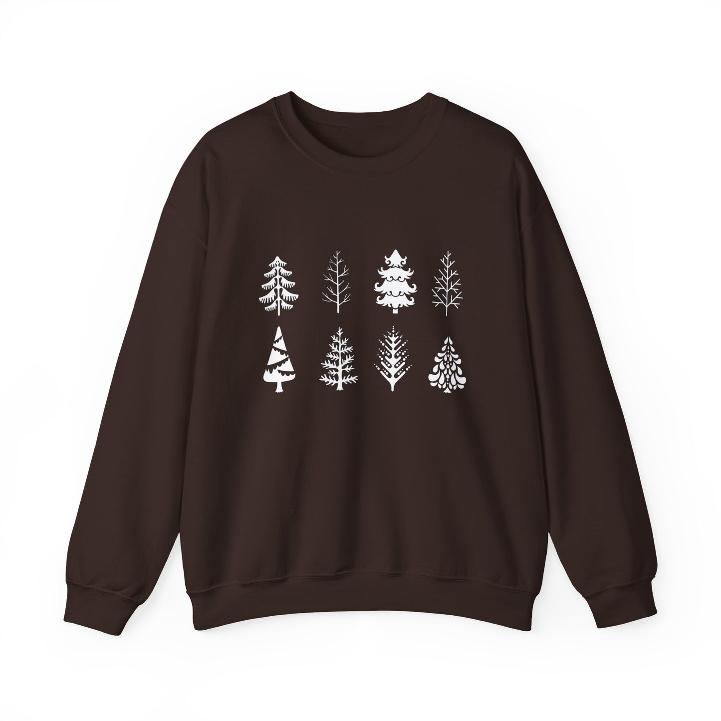 White Christmas Trees Sweater
