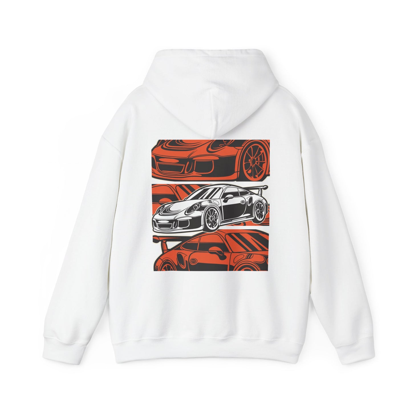 Orange Cars Hoodie