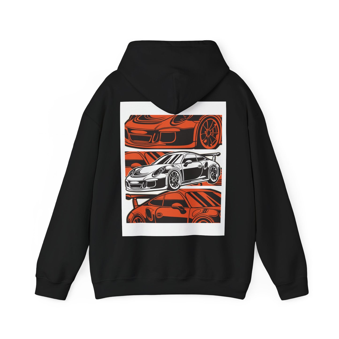 Orange Cars Hoodie