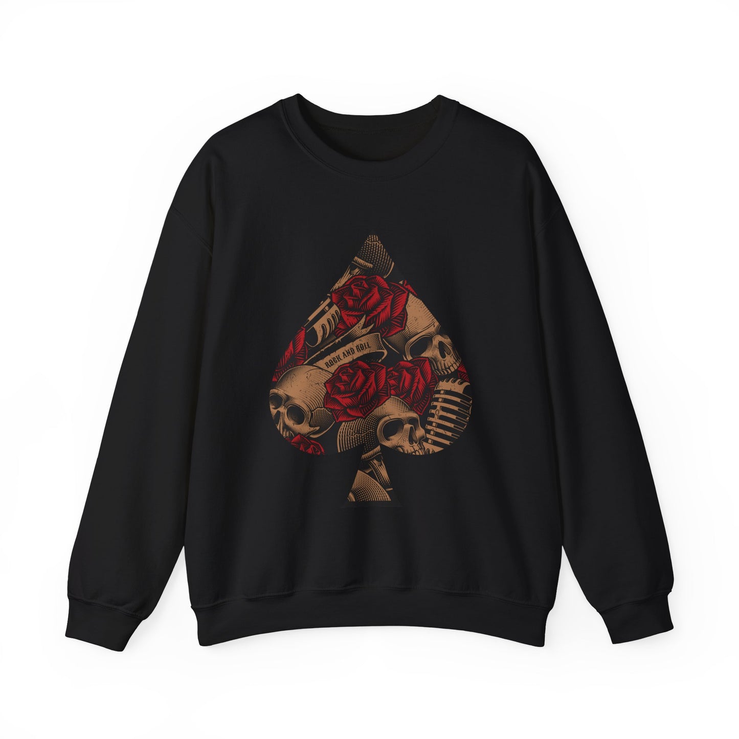 Ace Skull & Roses Sweater