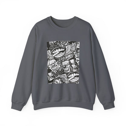 Lips and Clowns Sweater