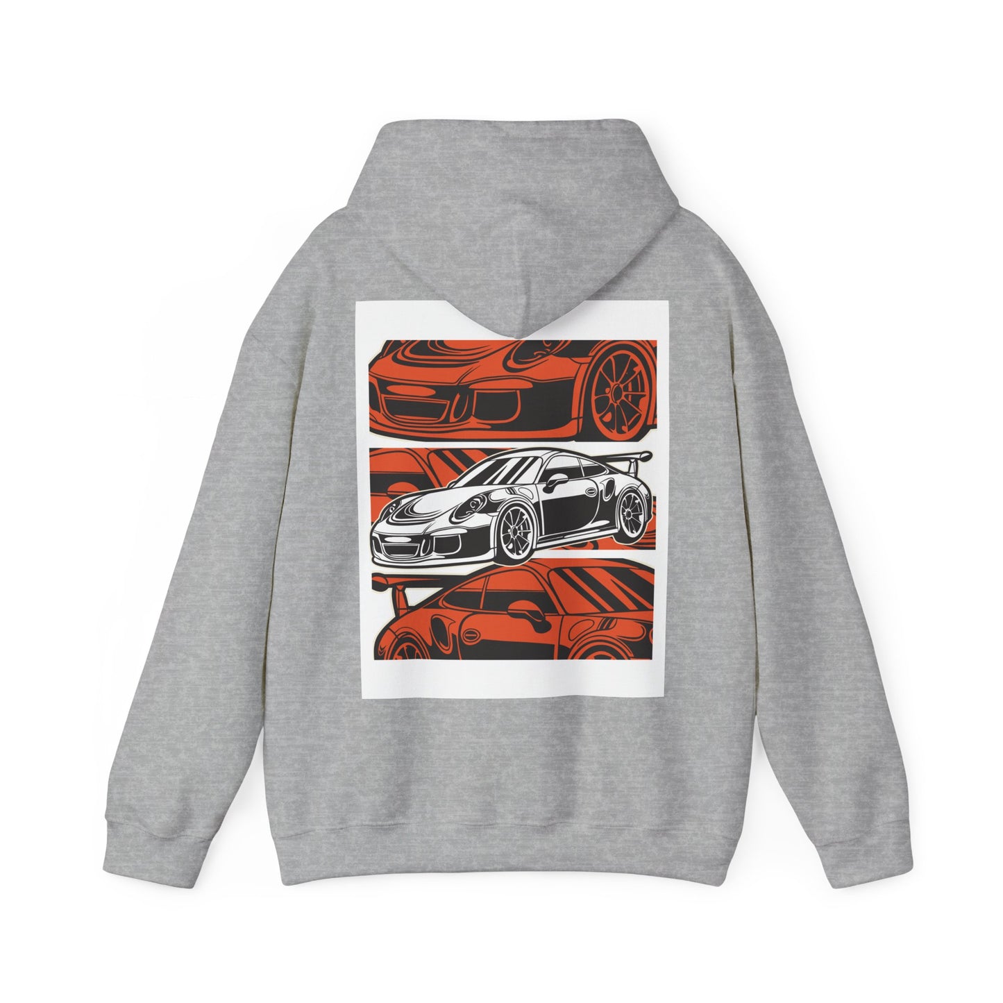 Orange Cars Hoodie